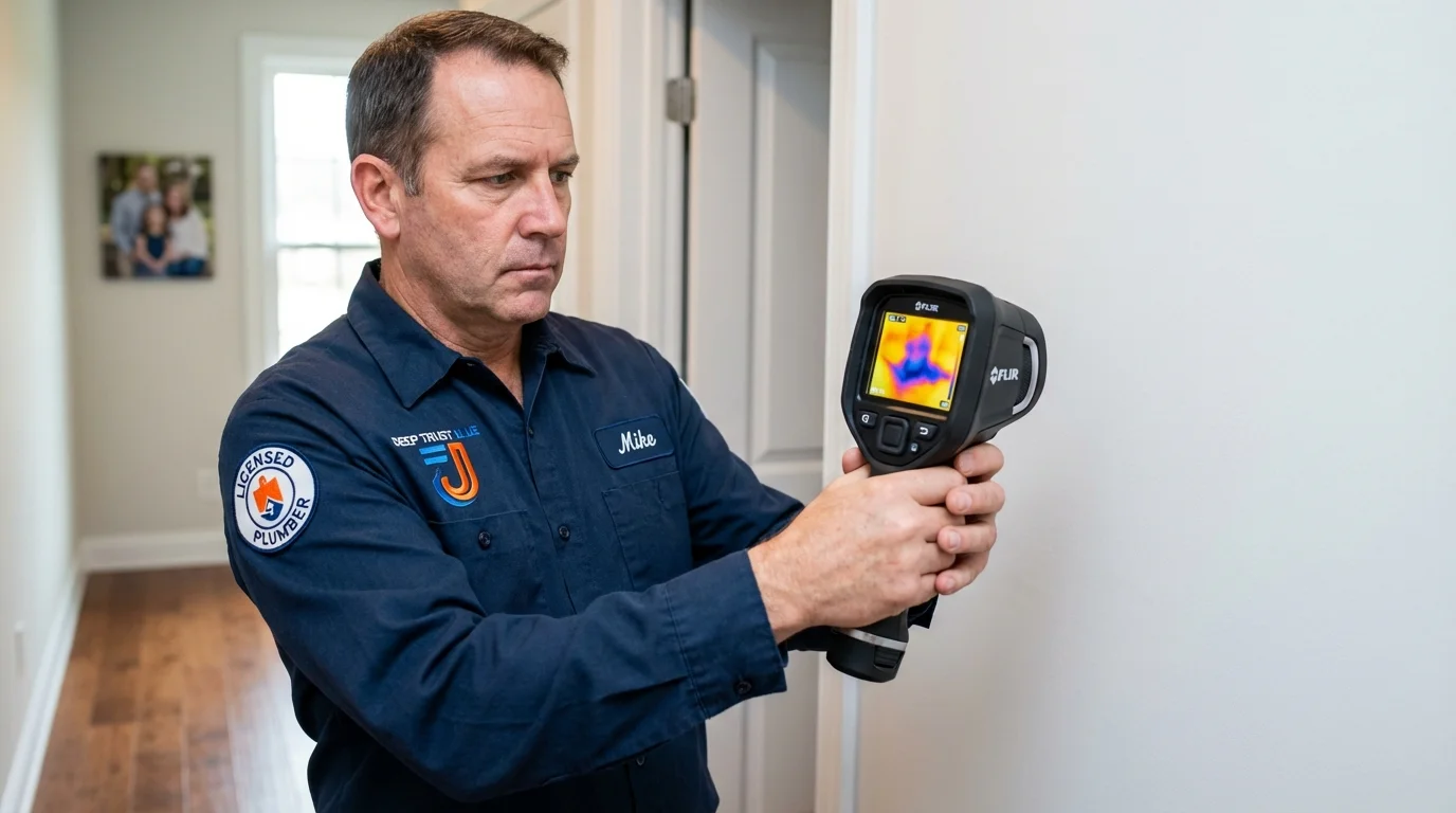 Thermal imaging leak detection by Johns Plumbing LLC in Jellico